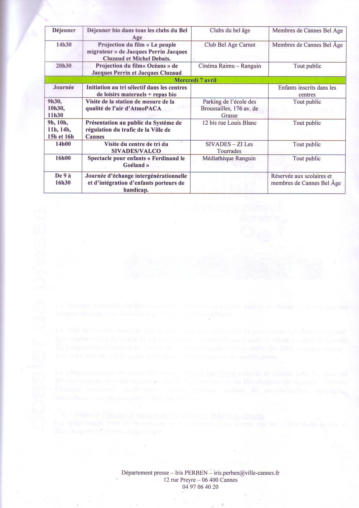 Semaine développement durable 4