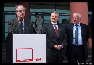 Discours Mitterrand avec Zilk et Brochand