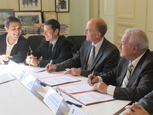 Signature Convention ERDF Mairie de Cannes