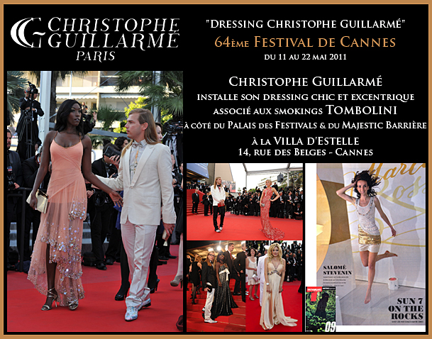Affiche GUILLARME_FESTIVAL_CANNES_2011_DRESSING_1fr