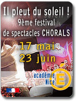 Logo 9ème Festival de spectacles CHORALS 2011