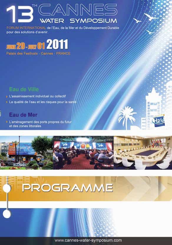 Palais des Festivals et des Congrès Cannes : 13 ème Cannes Water Symposium…