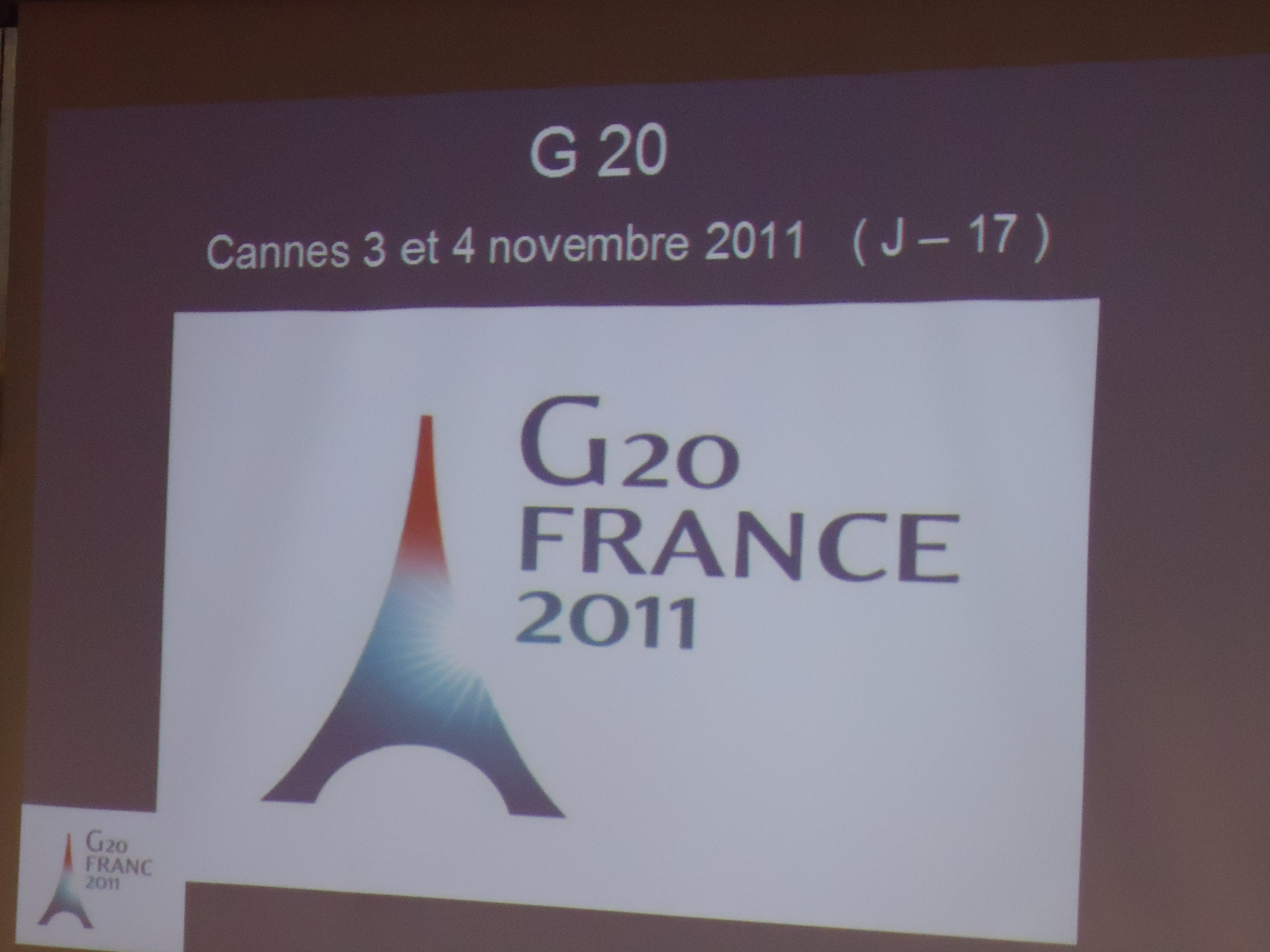 rencontre g20 cannes