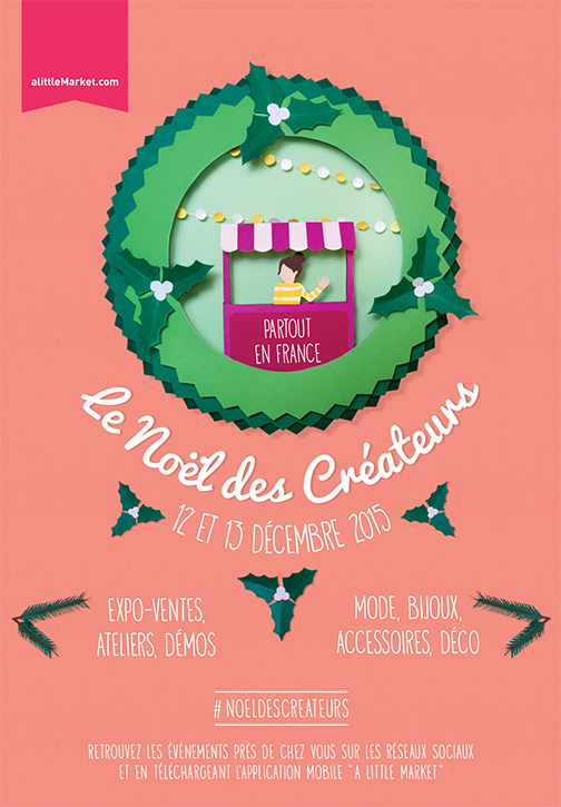 Affiche le Noël des Créateurs 2015