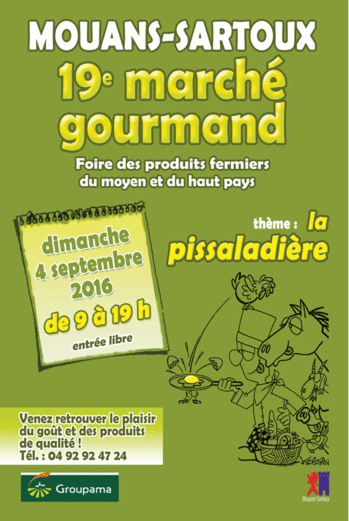 Mouans-Sartoux : « Marché Gourmand 2016 » …