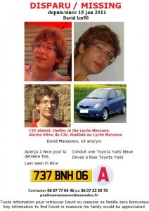 DAVID MANASSEN : Chaîne humaine le samedi 5 Février 2011 à Nice…