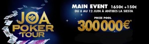 MAIN EVENT JOA POKER TOUR SAISON 3 DU 8 au 12 JUIN 2011 AU JOACASINO LA SIESTA ANTIBES…