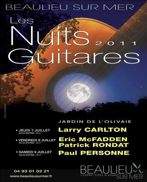 Beaulieu sur Mer : Les « Nuits Guitares » 2011…