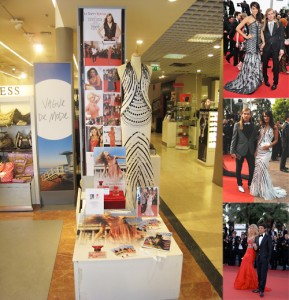 Christophe GUILLARME a le plaisir de présenter aux Galeries Lafayette de Cannes son tout premier parfum « Le Tapis Rouge de Christophe Guillarmé » lors du 64ème Festival de Cannes…