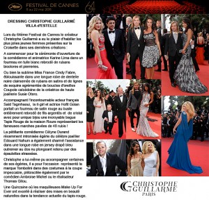 Christophe GUILLARME au 64 ème Festival de Cannes…