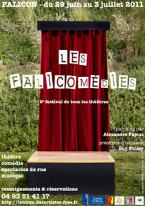9 ème Festival « les Falicomédies » : du 29 Juin au 3 Juillet 2011…
