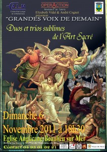 Beaulieu sur mer : « Concert Operaction » du 6 Novembre 2011…