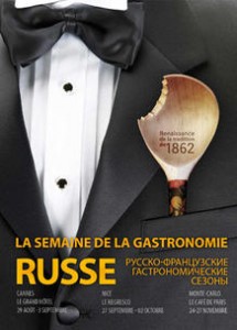NICE : SEMAINE DE LA GASTRONOMIE RUSSE AU CHANTECLER LE NEGRESCO SUITE…