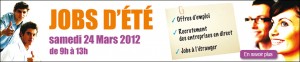Cagnes sur mer : « Jobs d’été » samedi 24 Mars 2012 de 9h à 13h Espace Val Fleuri…