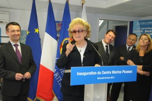Nice : Marina PICASSO inaugure la Maison des Adolescents sous le haut patronage et en présence de Madame Bernadette CHIRAC Présidente de la Fondation Hôpitaux de Paris-Hôpitaux de France…