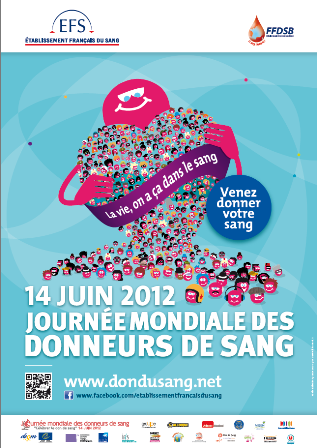 « Journée mondiale des donneurs de sang » dans les Alpes-Maritimes le 14 Juin 2012…