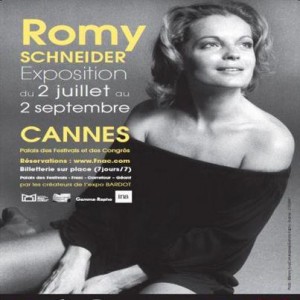 Exposition consacrée à Romy SCHNEIDER au Palais des Festivals et des Congrès de Cannes…