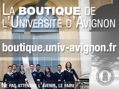 L’Université d’Avignon lance sa boutique officielle : http://boutique.univ-avignon.fr…