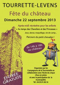 « Fête du Château à Tourrette-Levens » …