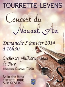 Tourrette-Levens : « Concert du Nouvel An 2014    »  …