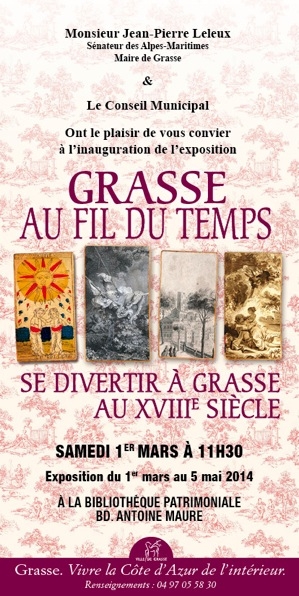 « Grasse au fil du temps…Se divertir à Grasse au XVIIIème Siècle  » …