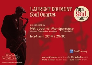 Paris Jazz : le Jazzman Belge Laurent DOUMONT en concert au « Petit Journal Montparnasse »…