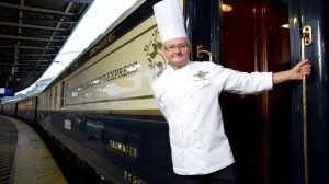 Paris – Venise : Christian Bodiguel, Chef Exécutif de l’emblématique « Venice Simplon-Orient-Express », célèbre sa 30ème année de carrière à bord, durant la saison 2014.