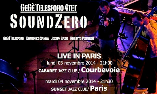 Jazz : GéGé TELESFORO Quartet se produit à Paris…