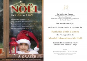Grasse : Marché de Noël…