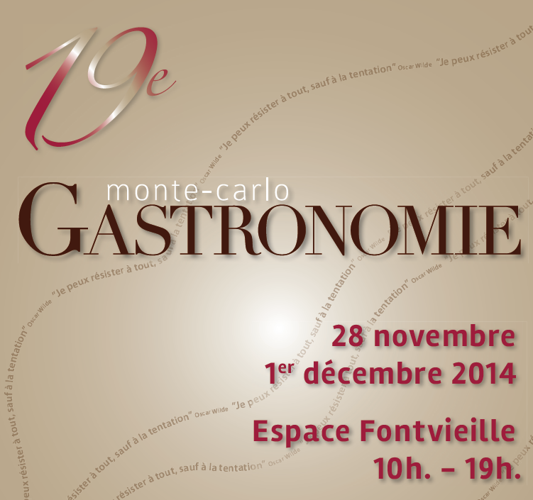 Monte-Carlo : 19 ème édition de la Fête de la Gastronomie…