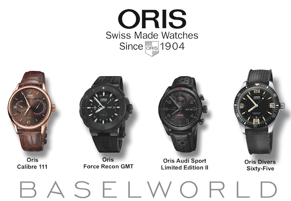 Bâle (Suisse) : Les modèles 2015 de montres ORIS…