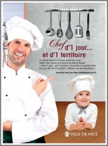 Concours de cuisine niçoise : La Ville de Nice lance « Chef d’un jour…et d’un territoire »…