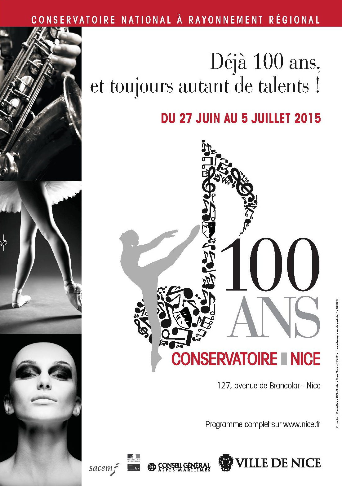 Nice : « Le Centenaire du Conservatoire  » …