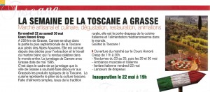 Grasse : Semaine de la Toscane…