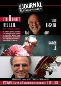 Jazz Paris : Trio E.L.B. invite Stéphane GUILLAUME sur la scène du Petit Journal Montparnasse…