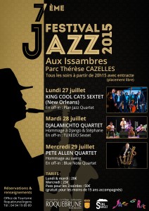 7ème Festival de Jazz aux Issambres (Roquebrune-sur-Argens)…