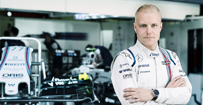 Valtteri Bottas, jeune pilote prometteur de Formule 1 Ambassadeur Oris