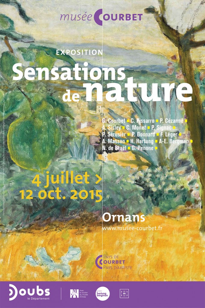 Ornans (25) : Exposition Sensations de nature, de Courbet à Hartung jusqu’ au 12 octobre 2015 au musée Courbet…