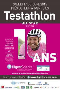 Les Prés du Hem – Armentières (59) : 10 ème rendez-vous DigestScience lance le Testathlon Edition All Star…