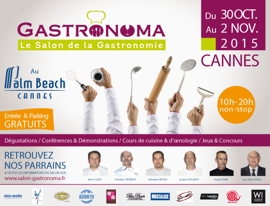 A Cannes, la première édition du Salon GASTRONOMA met l’eau à la bouche de la Côte d’Azur …