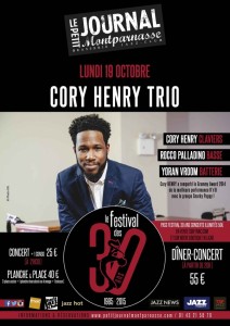 Paris Jazz : Le Jazz Club Le Petit Journal Montparnasse accueille Cory HENRY Trio dans le cadre du Festival des 30 ans…