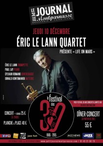 Paris Jazz : Éric LE LANN Quartet se produit au Petit Journal Montparnasse dans le cadre du festival de ses 30 ans …