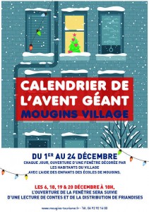 Mougins: En marge du Marché de Noël le calendrier de l’Avent Géant…