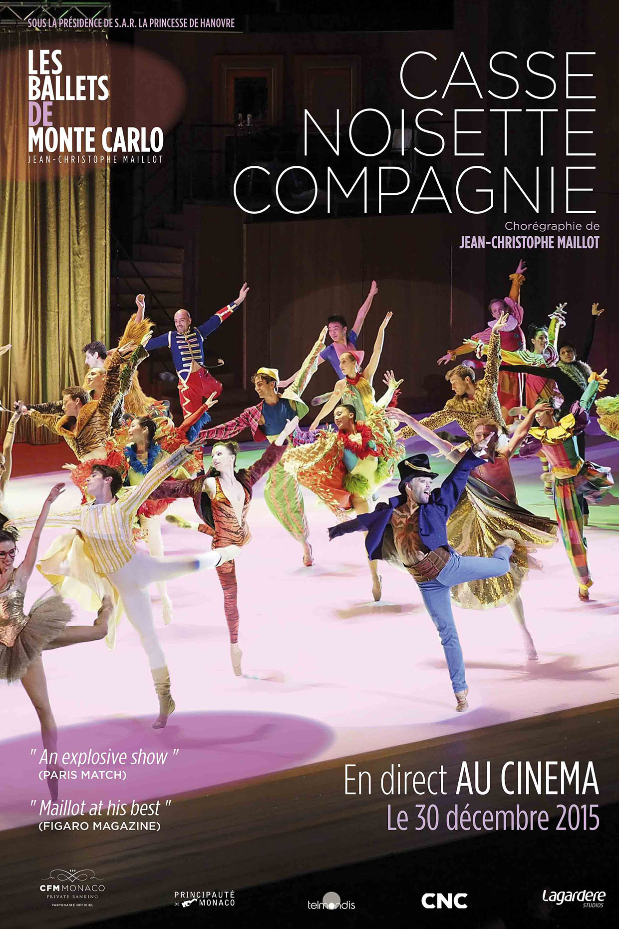 La Compagnie des Ballets de Monte-Carlo célèbre ses 30 ans, programmation des mois de Décembre 2015 et Janvier 2016 …