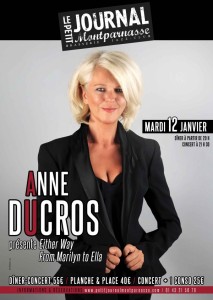 Paris Jazz : Anne DUCROS se produit au Petit Journal Montparnasse…