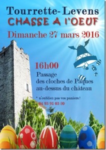 Tourrette-Levens : « Chasse à l’Oeuf 2016  »  …