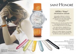 SAINT-HONORE propose le modèle de montres OPERA « Piano » …