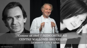 CENTRE WALLONIE-BRUXELLES : RENCONTRE AUTOUR DU ROMAN GRAPHIQUE « COMME UN CHEF ! »…