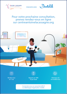 Antoine Lacassagne propose à ses patients la prise de rendez-vous en ligne…