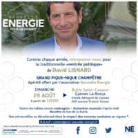 DAVID LISNARD FAIT SA RENTRÉE POLITIQUE…